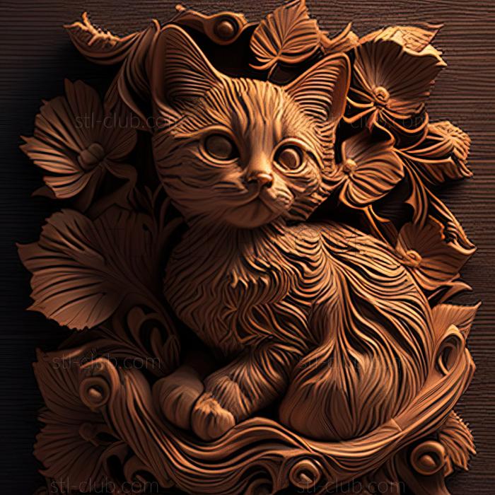 3D model st kitty (STL)